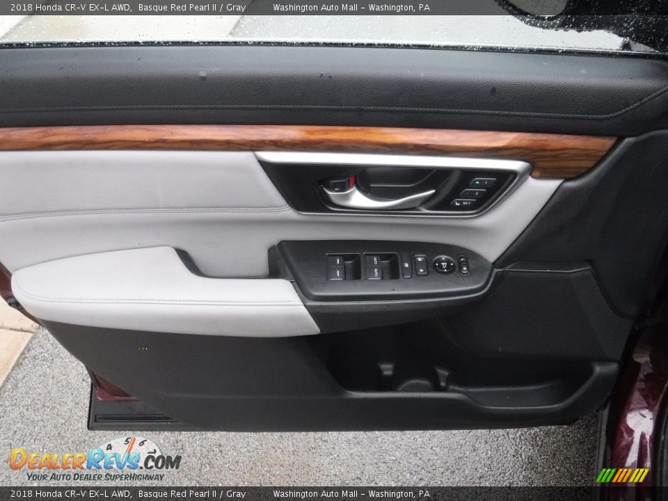 2018 Honda CR-V EX-L AWD Basque Red Pearl II / Gray Photo #14