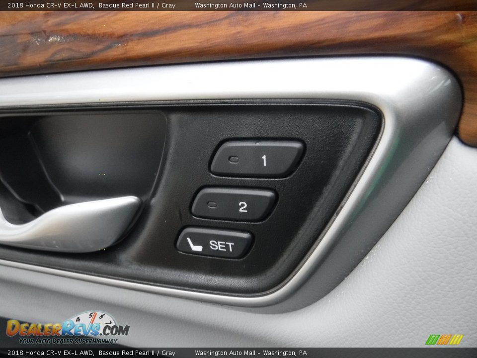 2018 Honda CR-V EX-L AWD Basque Red Pearl II / Gray Photo #15