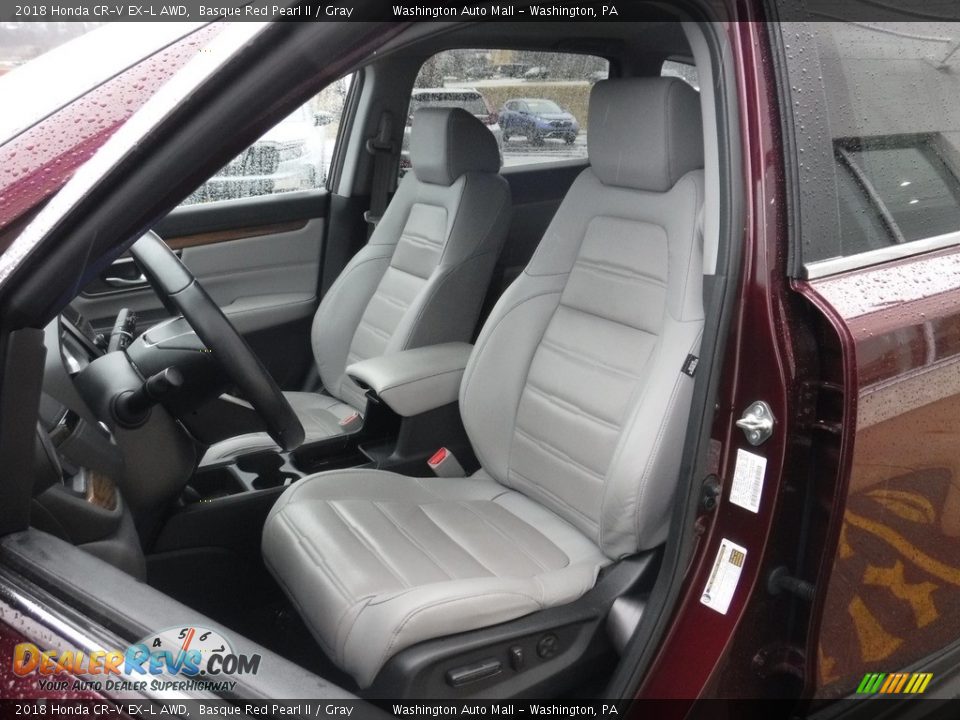 2018 Honda CR-V EX-L AWD Basque Red Pearl II / Gray Photo #17