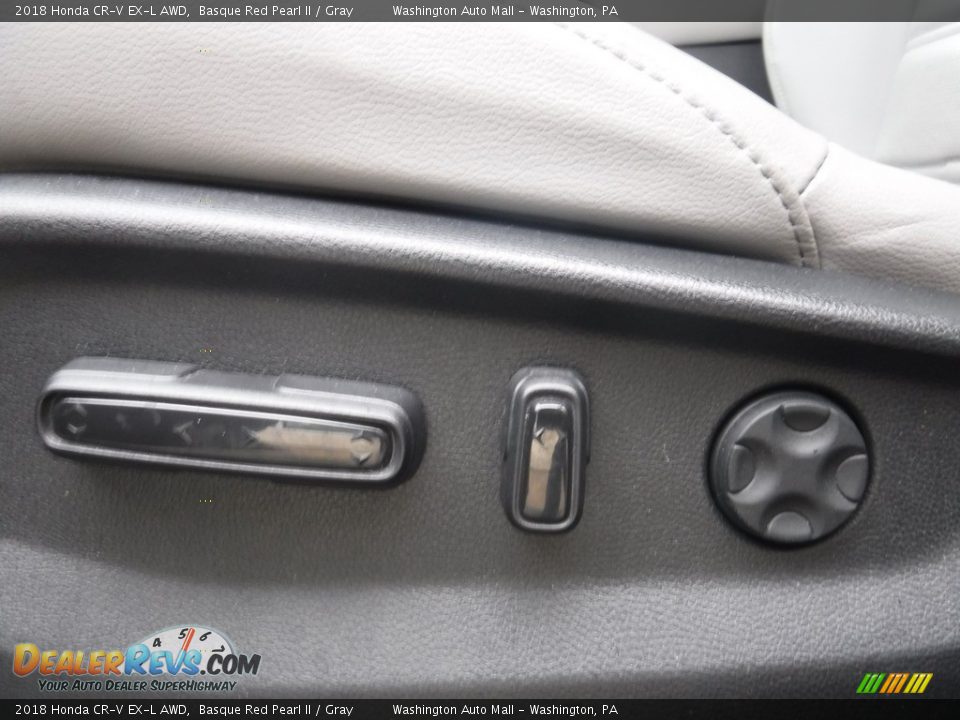 2018 Honda CR-V EX-L AWD Basque Red Pearl II / Gray Photo #18