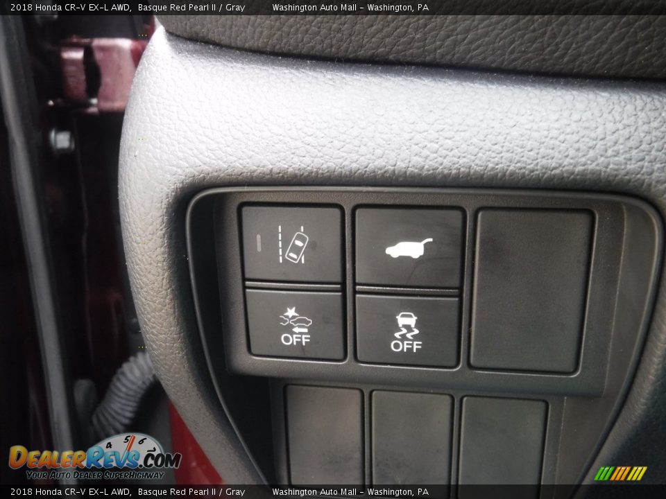 2018 Honda CR-V EX-L AWD Basque Red Pearl II / Gray Photo #19