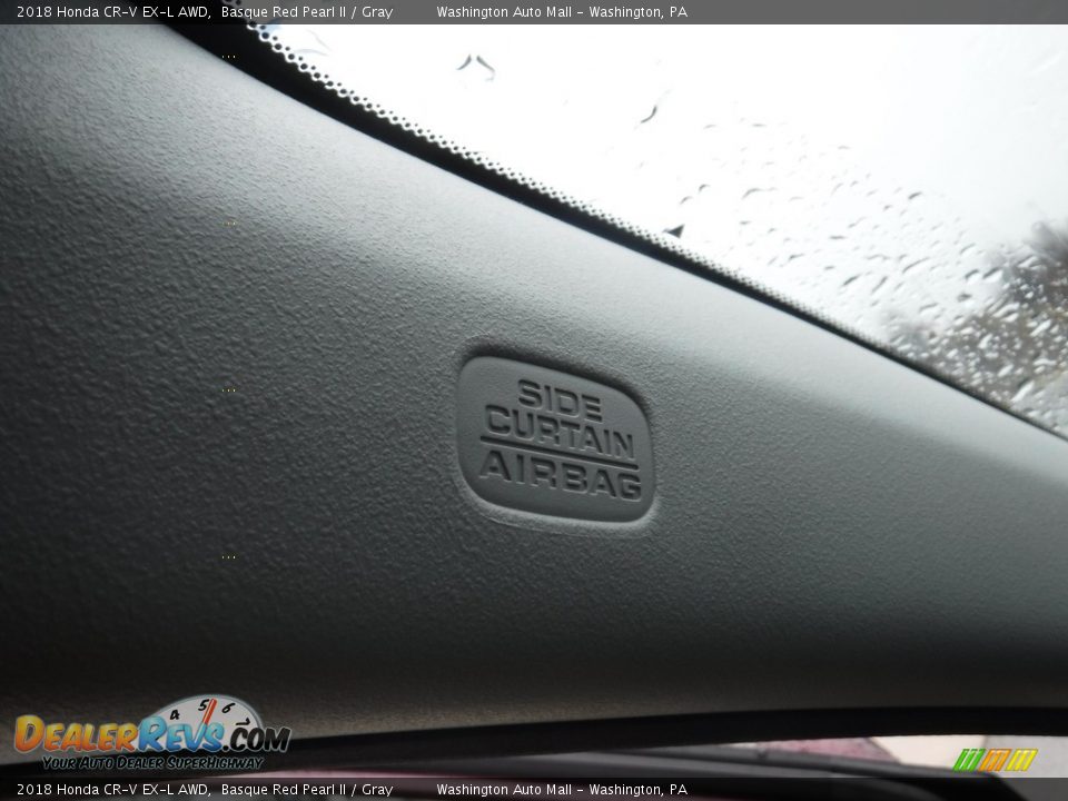2018 Honda CR-V EX-L AWD Basque Red Pearl II / Gray Photo #20