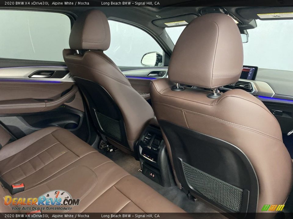 Rear Seat of 2020 BMW X4 xDrive30i Photo #35