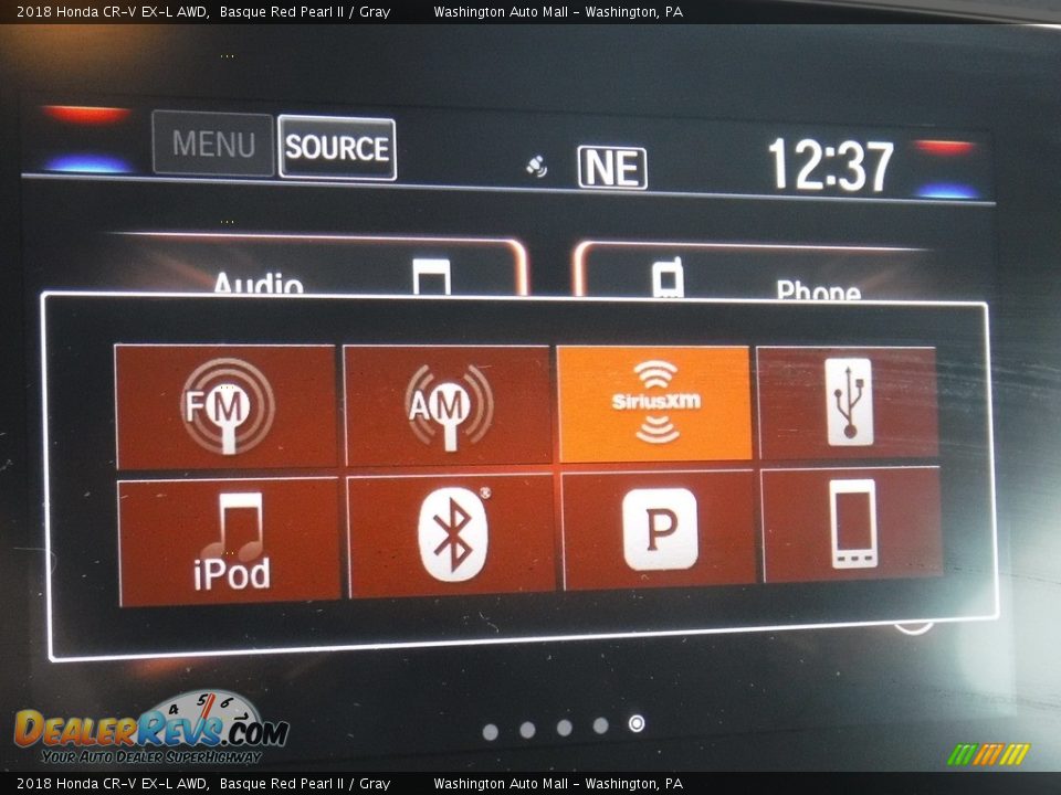 2018 Honda CR-V EX-L AWD Basque Red Pearl II / Gray Photo #22
