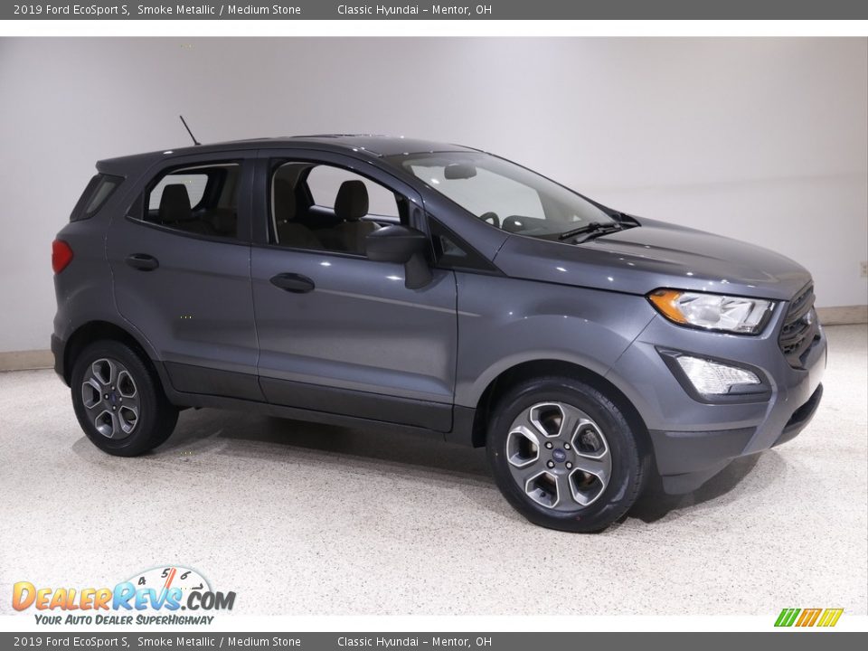 2019 Ford EcoSport S Smoke Metallic / Medium Stone Photo #1