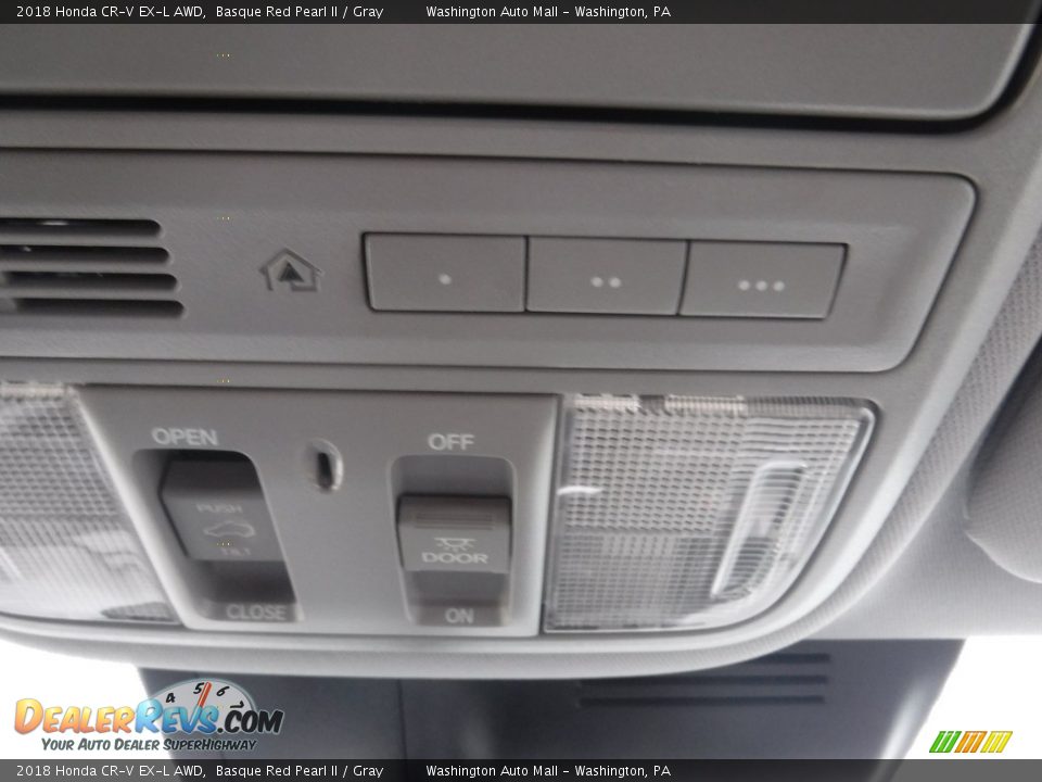 2018 Honda CR-V EX-L AWD Basque Red Pearl II / Gray Photo #28