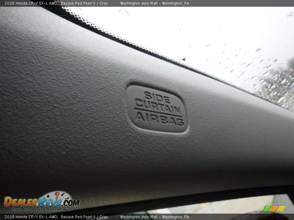 2018 Honda CR-V EX-L AWD Basque Red Pearl II / Gray Photo #31