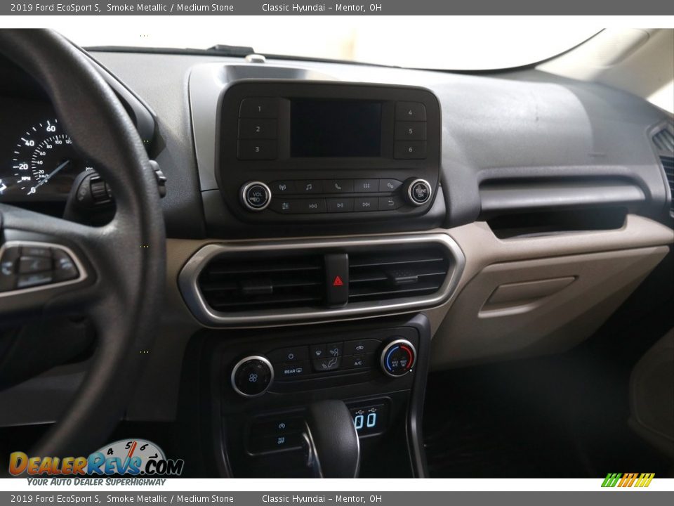 2019 Ford EcoSport S Smoke Metallic / Medium Stone Photo #9