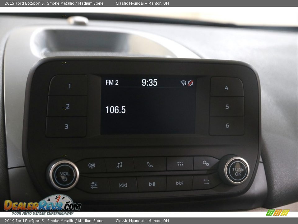 2019 Ford EcoSport S Smoke Metallic / Medium Stone Photo #10