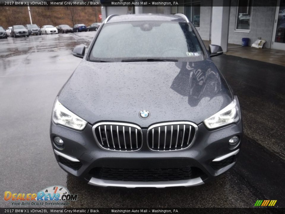 2017 BMW X1 xDrive28i Mineral Grey Metallic / Black Photo #6