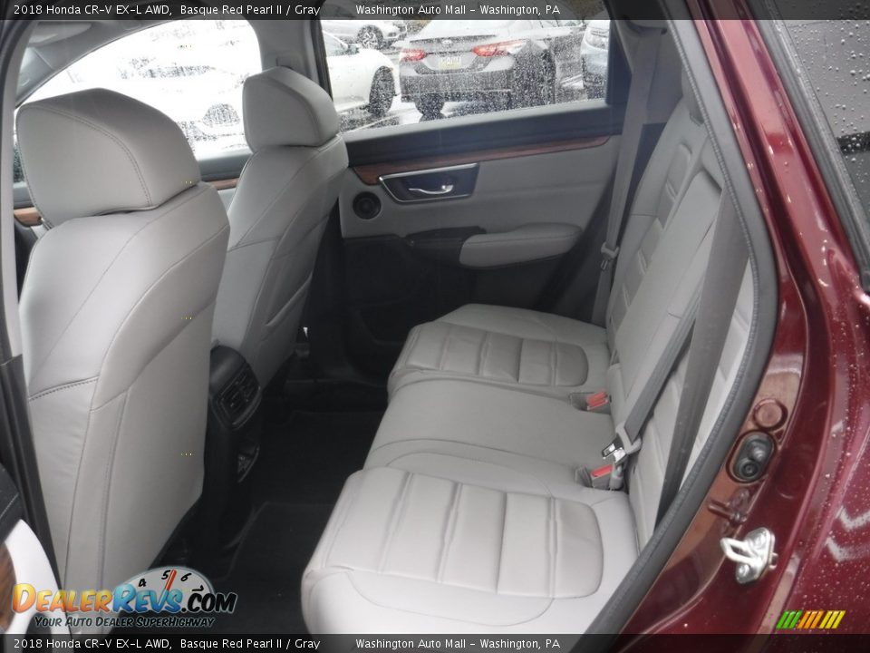 2018 Honda CR-V EX-L AWD Basque Red Pearl II / Gray Photo #33