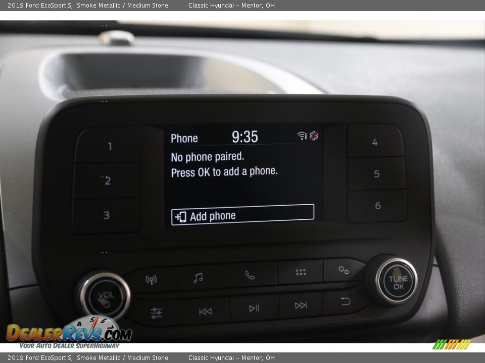 2019 Ford EcoSport S Smoke Metallic / Medium Stone Photo #11