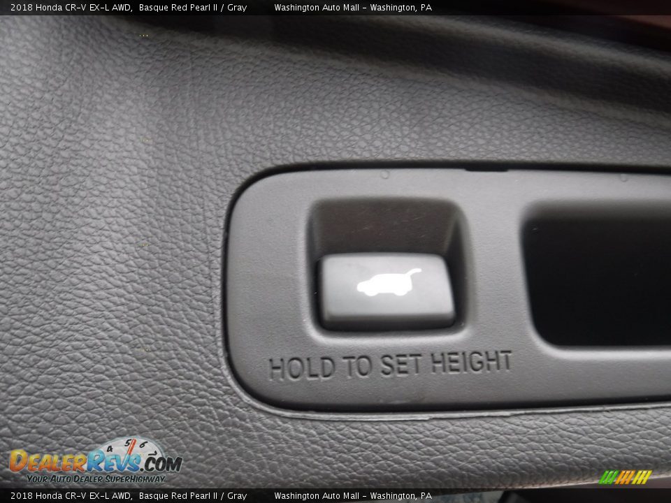 2018 Honda CR-V EX-L AWD Basque Red Pearl II / Gray Photo #35