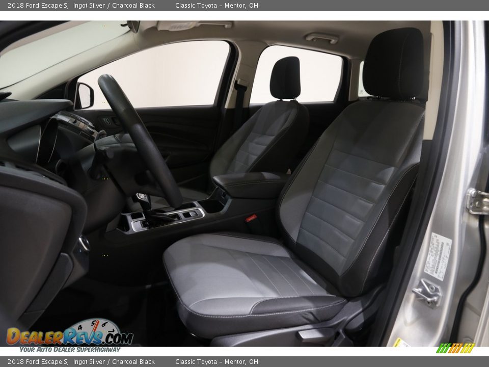 2018 Ford Escape S Ingot Silver / Charcoal Black Photo #5