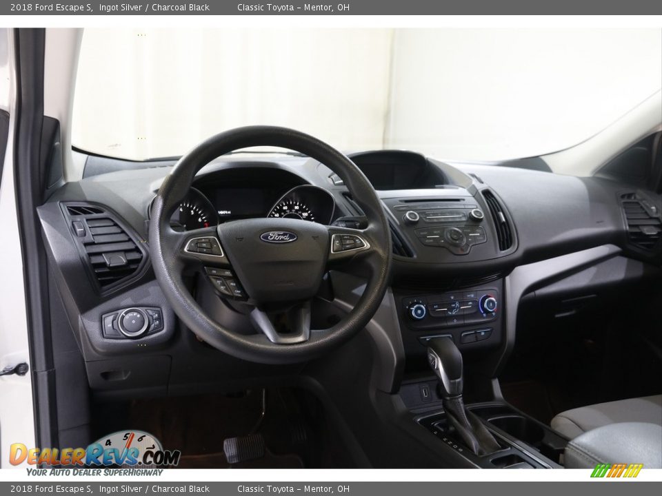2018 Ford Escape S Ingot Silver / Charcoal Black Photo #6