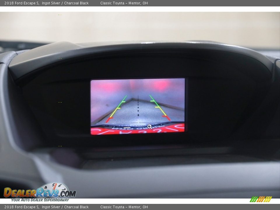 2018 Ford Escape S Ingot Silver / Charcoal Black Photo #12