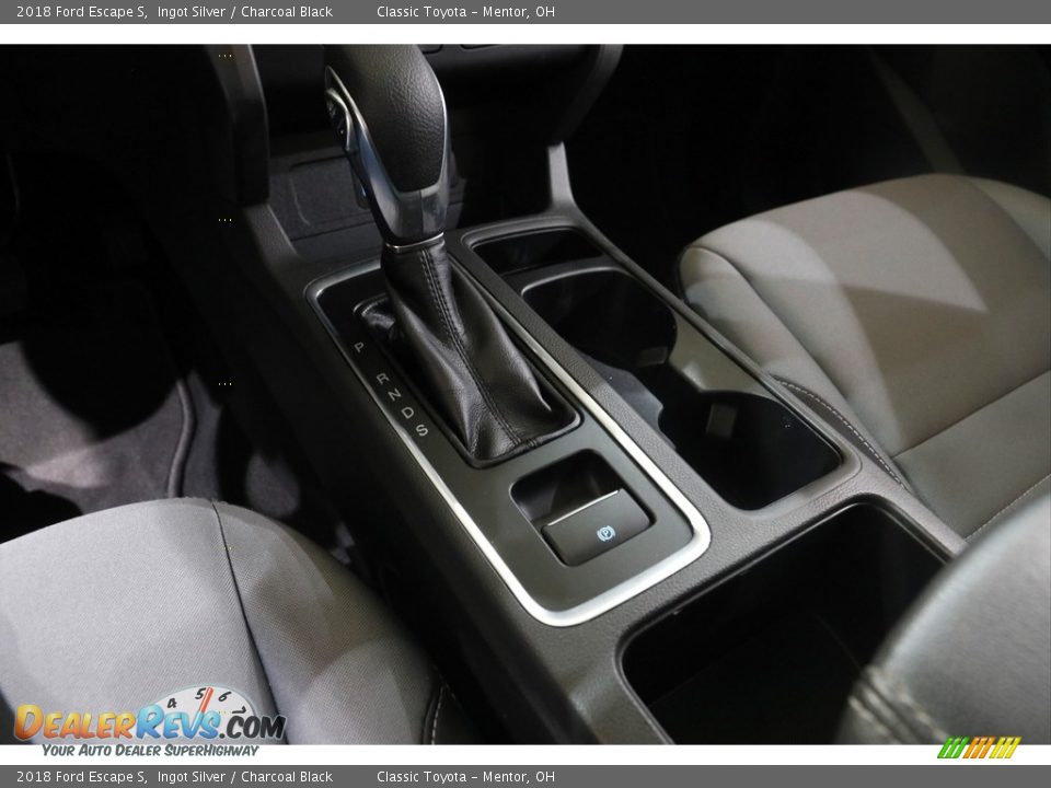2018 Ford Escape S Ingot Silver / Charcoal Black Photo #14