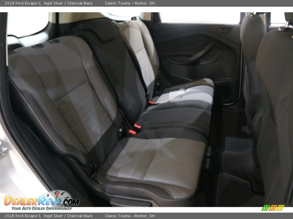 2018 Ford Escape S Ingot Silver / Charcoal Black Photo #16