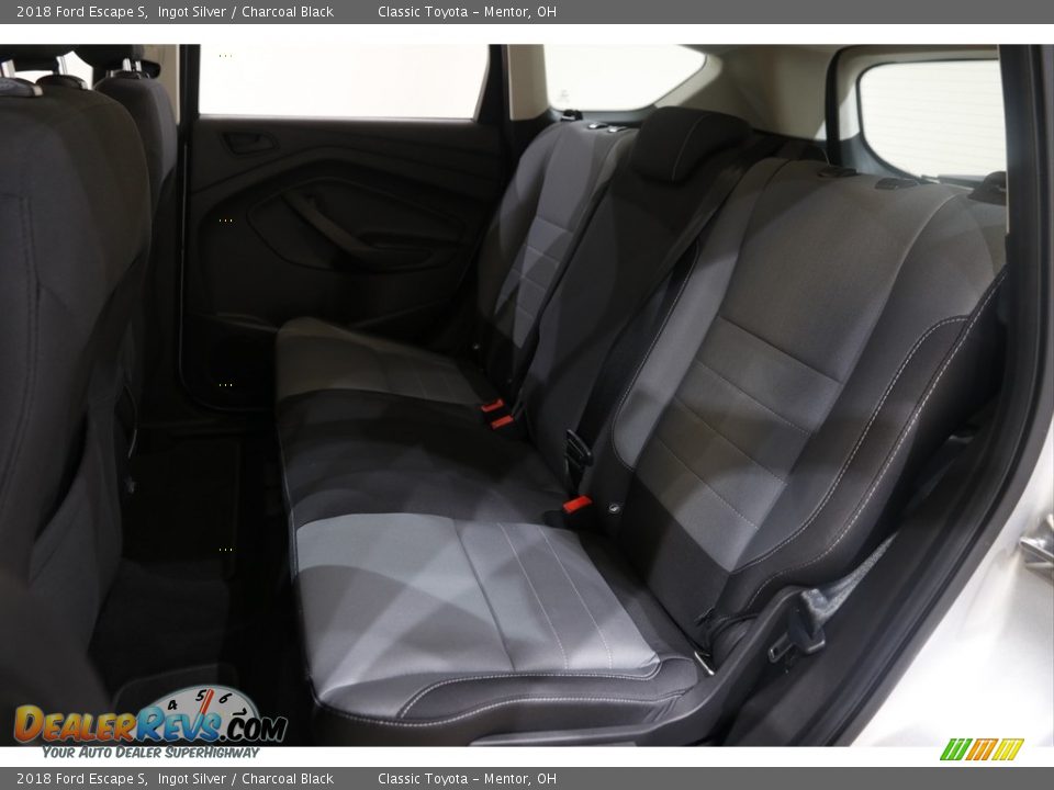2018 Ford Escape S Ingot Silver / Charcoal Black Photo #17
