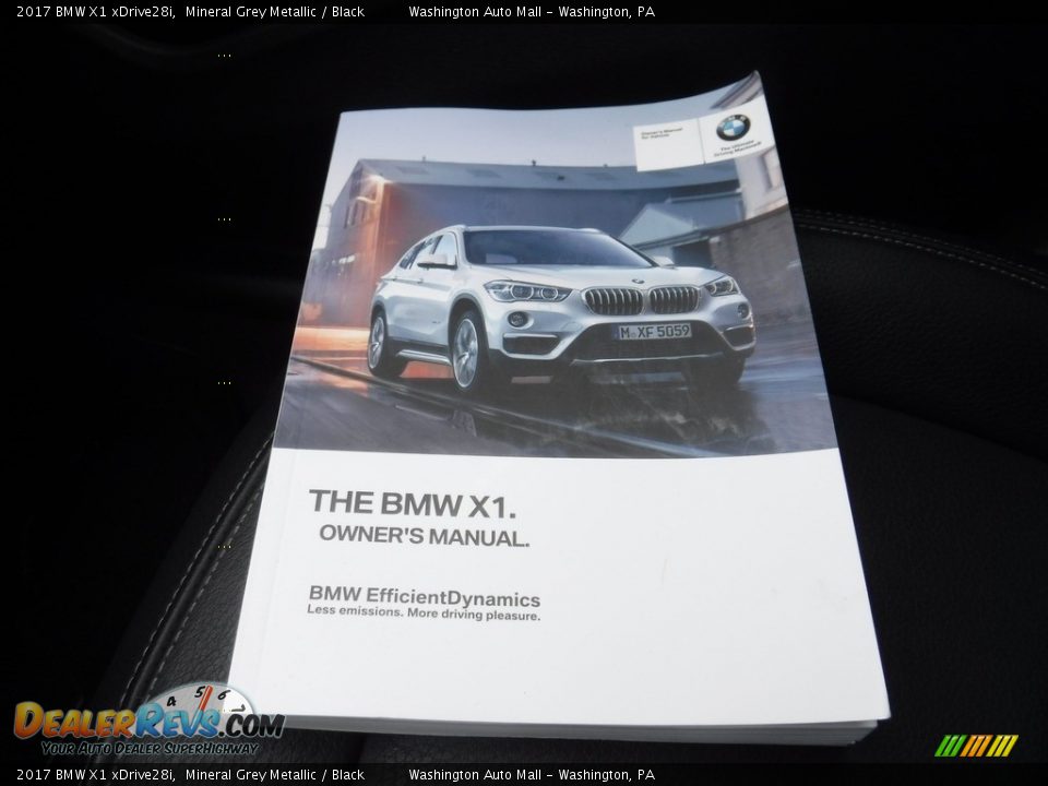 2017 BMW X1 xDrive28i Mineral Grey Metallic / Black Photo #35