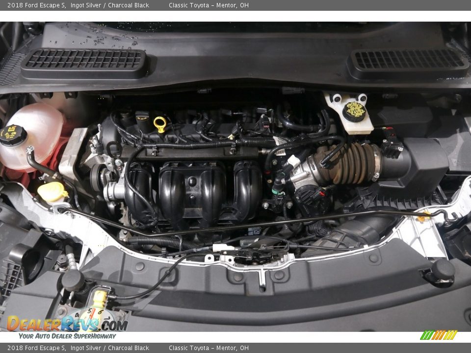 2018 Ford Escape S Ingot Silver / Charcoal Black Photo #19