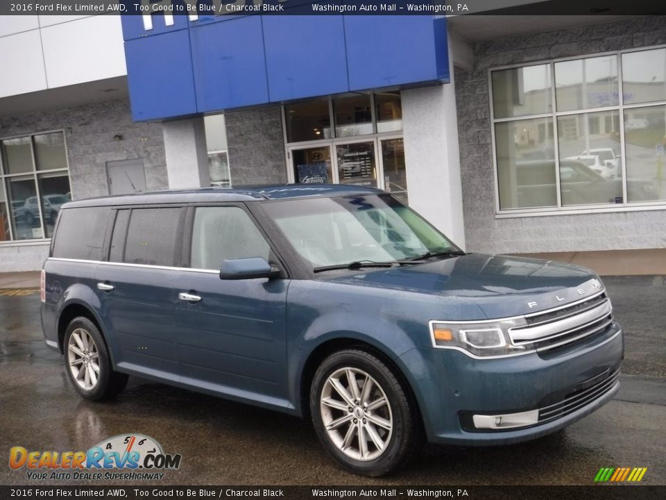 Front 3/4 View of 2016 Ford Flex Limited AWD Photo #1
