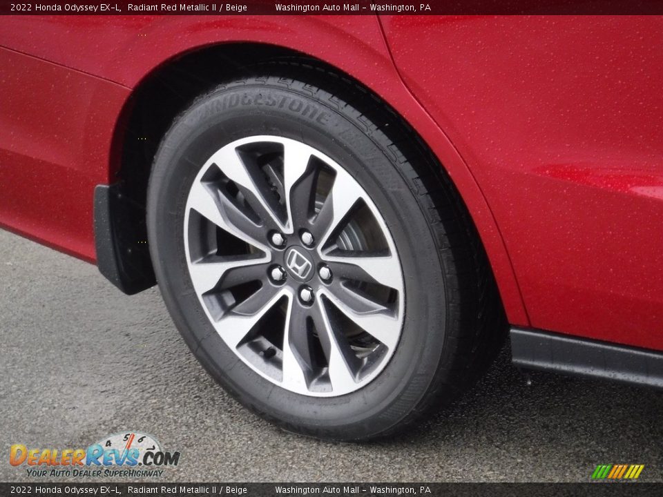 2022 Honda Odyssey EX-L Radiant Red Metallic II / Beige Photo #4