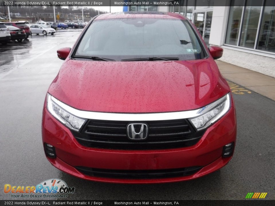 2022 Honda Odyssey EX-L Radiant Red Metallic II / Beige Photo #5