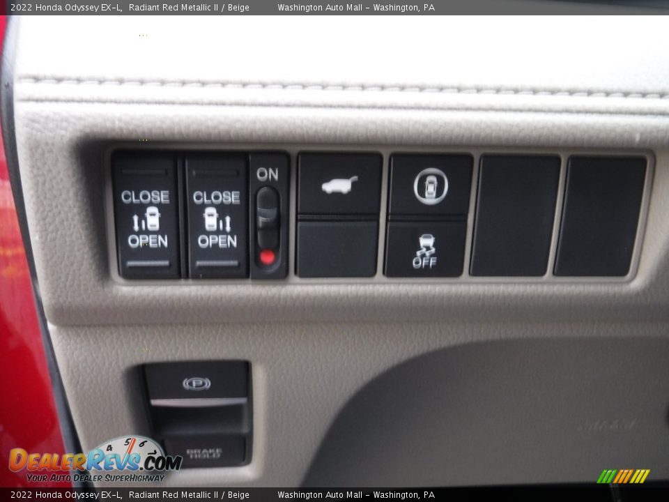 2022 Honda Odyssey EX-L Radiant Red Metallic II / Beige Photo #14