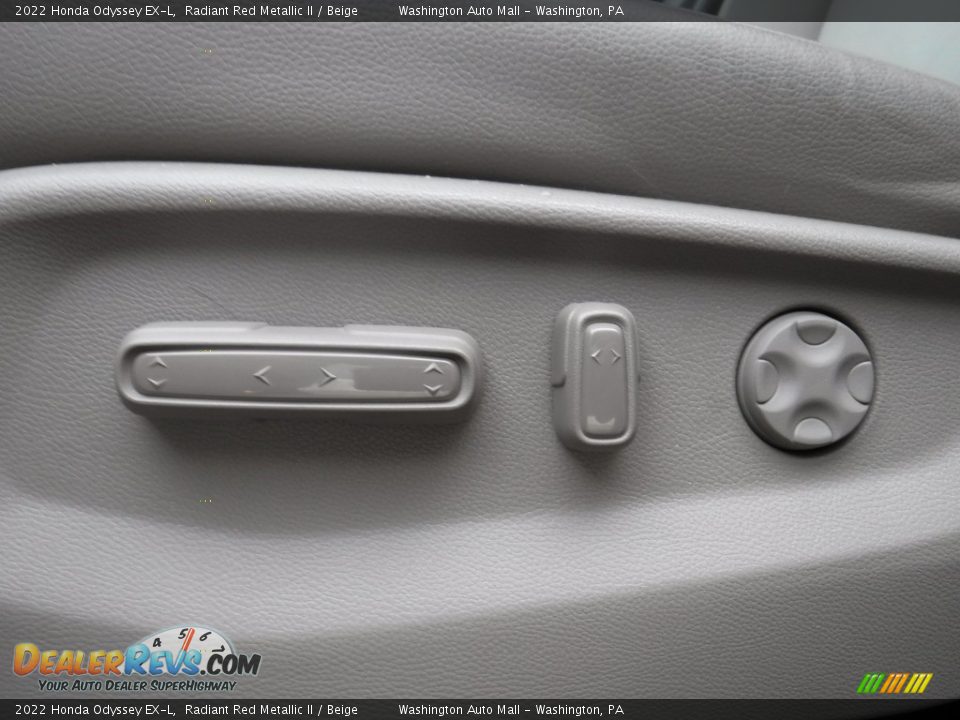 2022 Honda Odyssey EX-L Radiant Red Metallic II / Beige Photo #15