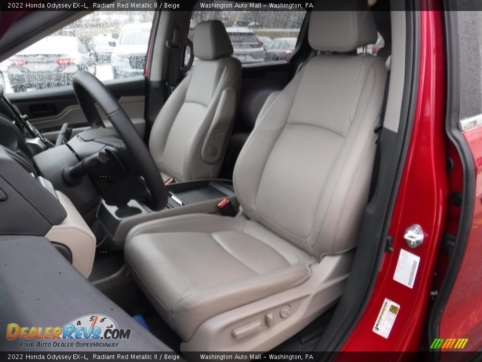 Front Seat of 2022 Honda Odyssey EX-L Photo #16