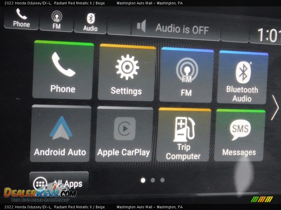 2022 Honda Odyssey EX-L Radiant Red Metallic II / Beige Photo #18