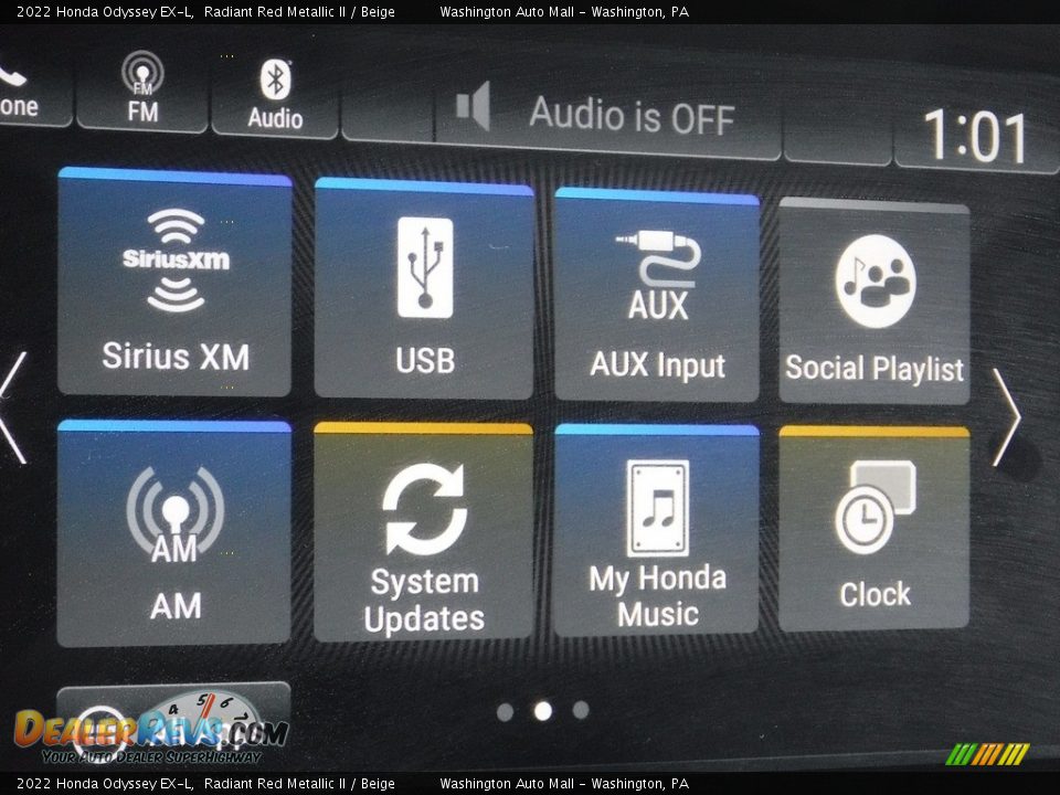 2022 Honda Odyssey EX-L Radiant Red Metallic II / Beige Photo #19