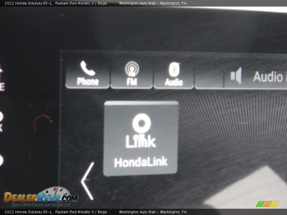 2022 Honda Odyssey EX-L Radiant Red Metallic II / Beige Photo #20