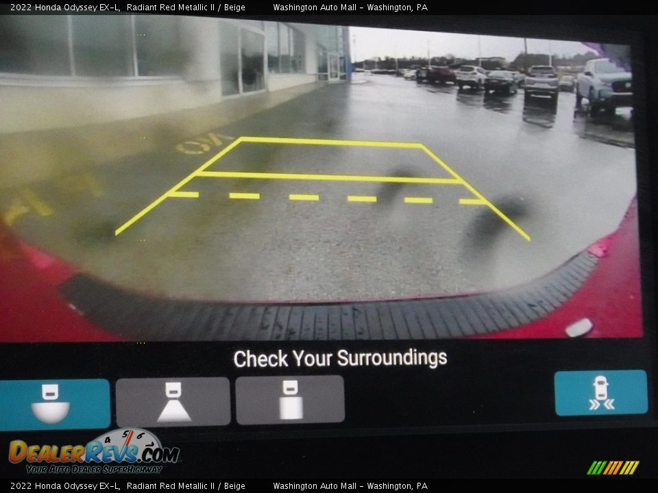 2022 Honda Odyssey EX-L Radiant Red Metallic II / Beige Photo #21