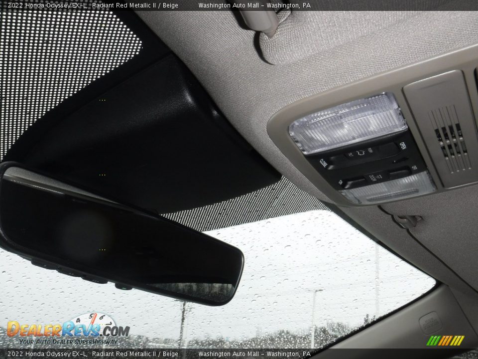 2022 Honda Odyssey EX-L Radiant Red Metallic II / Beige Photo #24