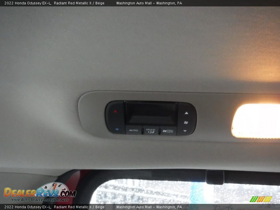 2022 Honda Odyssey EX-L Radiant Red Metallic II / Beige Photo #29