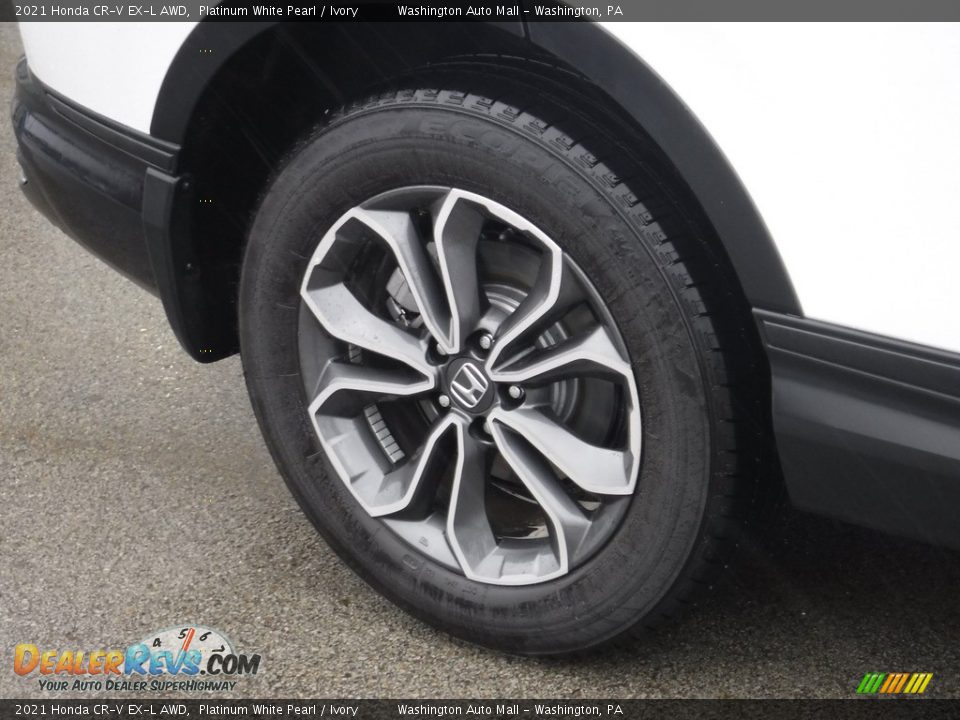 2021 Honda CR-V EX-L AWD Platinum White Pearl / Ivory Photo #4