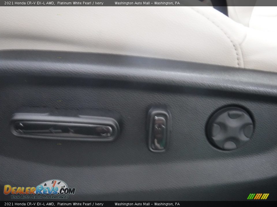 2021 Honda CR-V EX-L AWD Platinum White Pearl / Ivory Photo #17