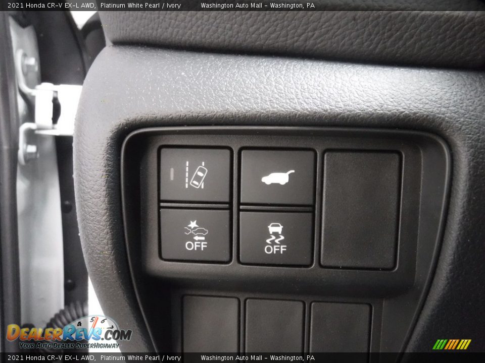 2021 Honda CR-V EX-L AWD Platinum White Pearl / Ivory Photo #18