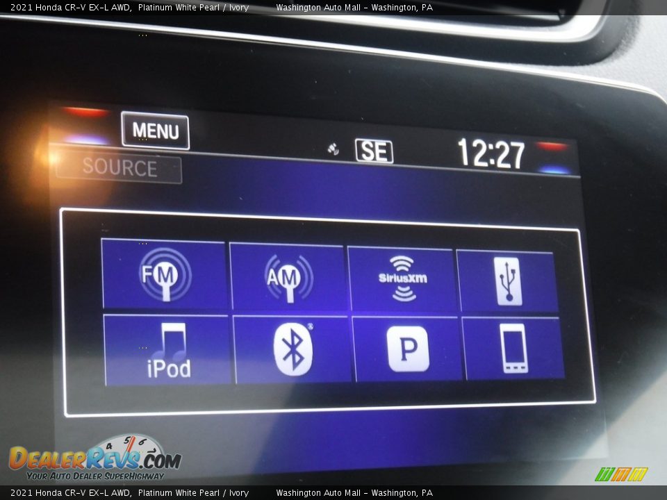 2021 Honda CR-V EX-L AWD Platinum White Pearl / Ivory Photo #20