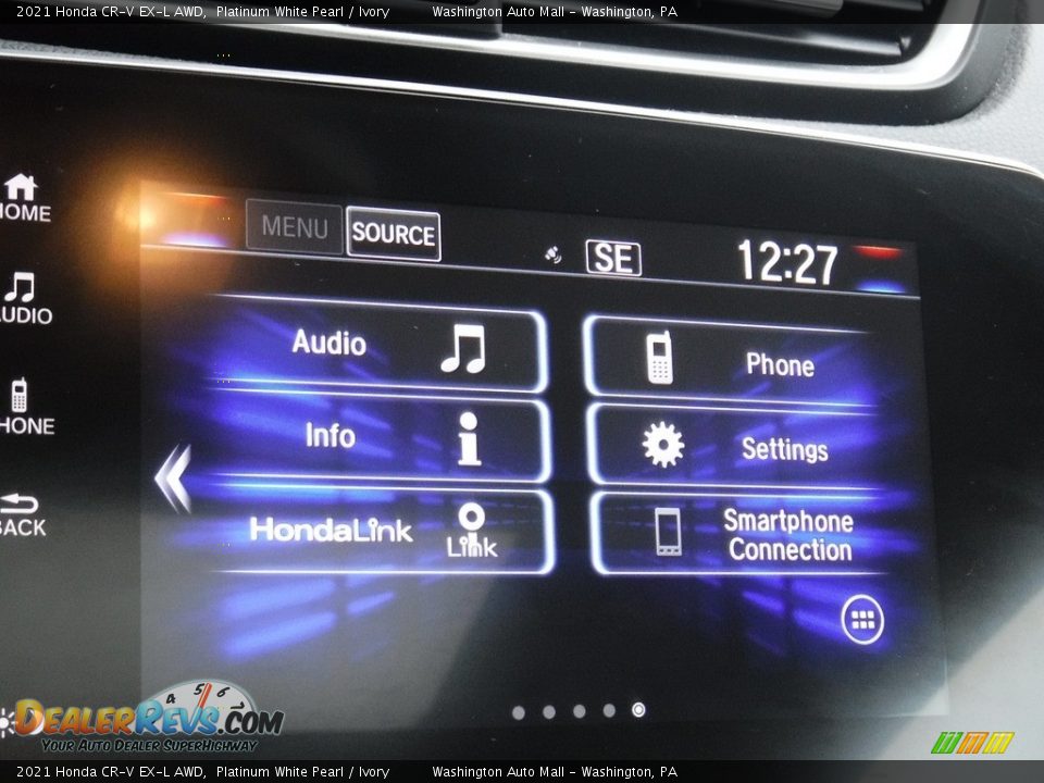 2021 Honda CR-V EX-L AWD Platinum White Pearl / Ivory Photo #21