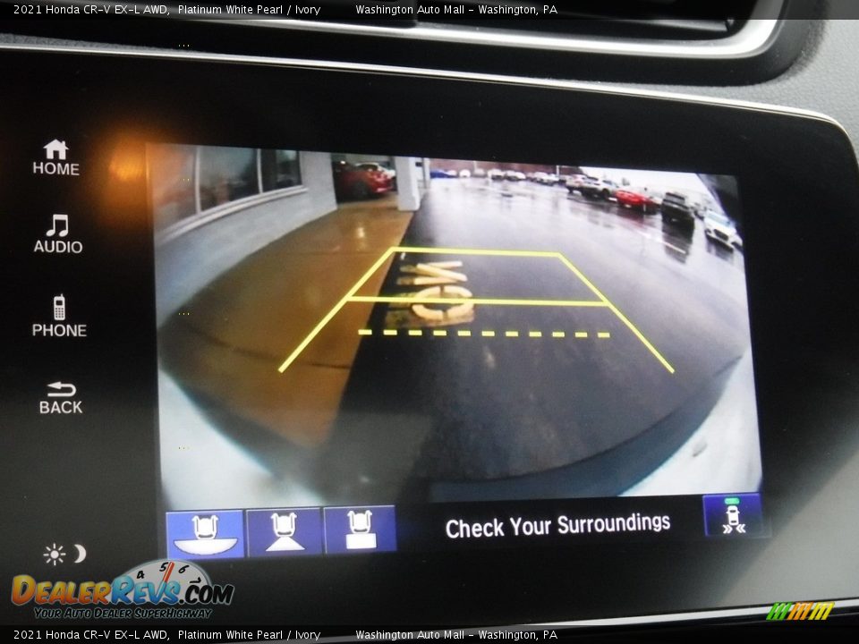 2021 Honda CR-V EX-L AWD Platinum White Pearl / Ivory Photo #22
