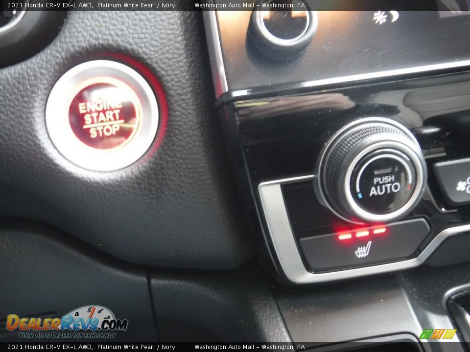 2021 Honda CR-V EX-L AWD Platinum White Pearl / Ivory Photo #24