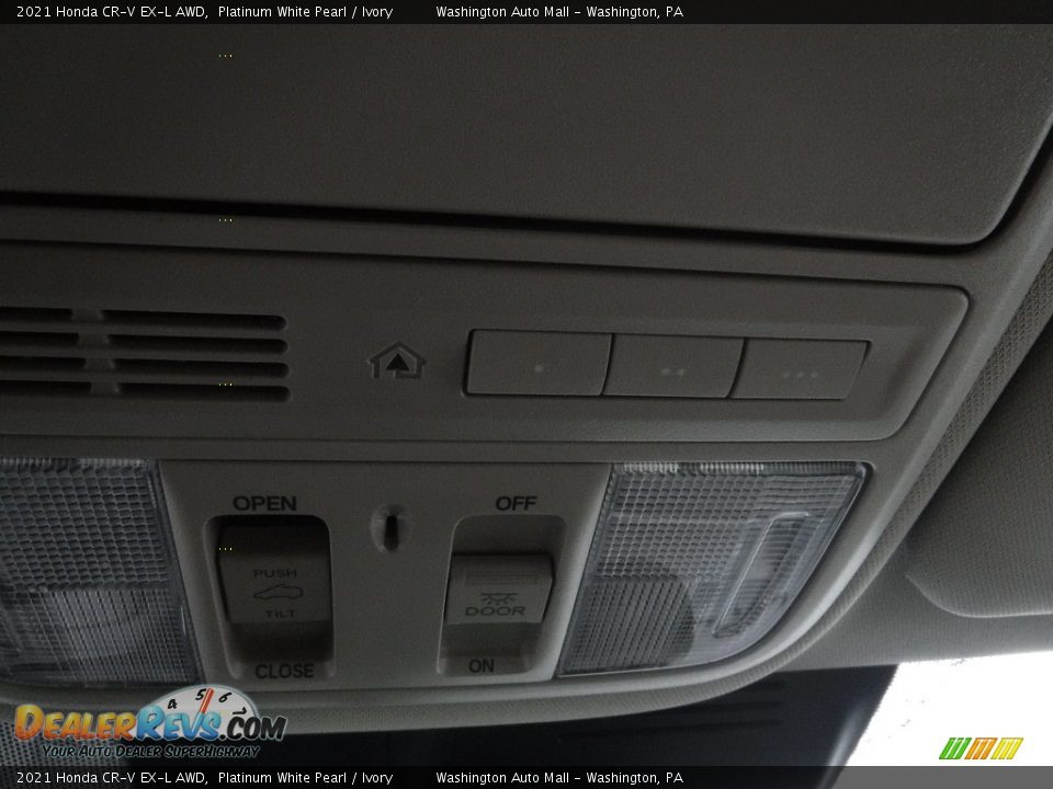 2021 Honda CR-V EX-L AWD Platinum White Pearl / Ivory Photo #27