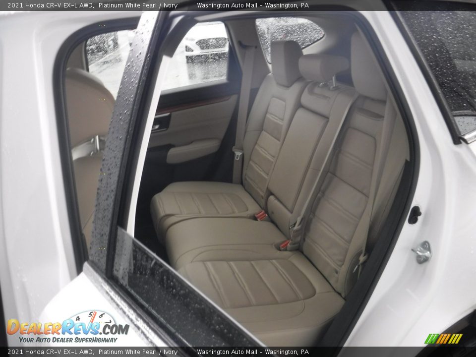 2021 Honda CR-V EX-L AWD Platinum White Pearl / Ivory Photo #29