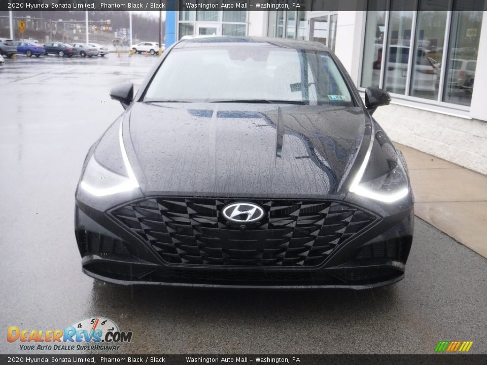 2020 Hyundai Sonata Limited Phantom Black / Black Photo #5