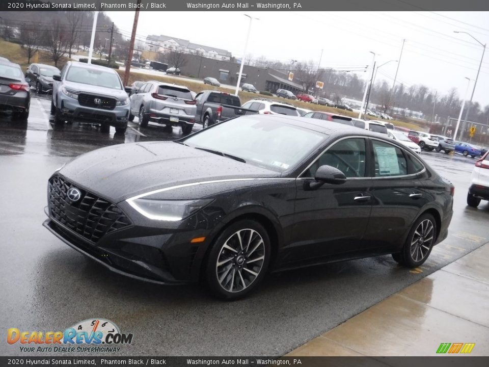 2020 Hyundai Sonata Limited Phantom Black / Black Photo #6