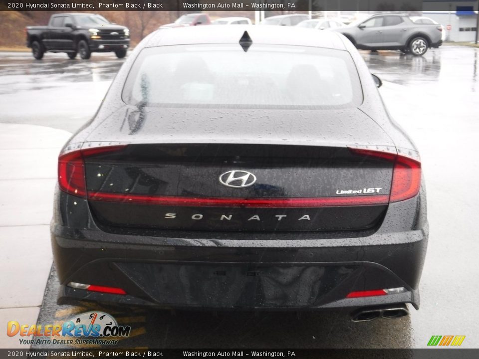 2020 Hyundai Sonata Limited Phantom Black / Black Photo #9