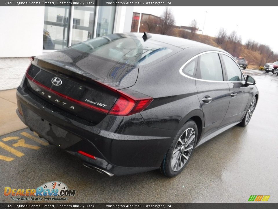 2020 Hyundai Sonata Limited Phantom Black / Black Photo #10